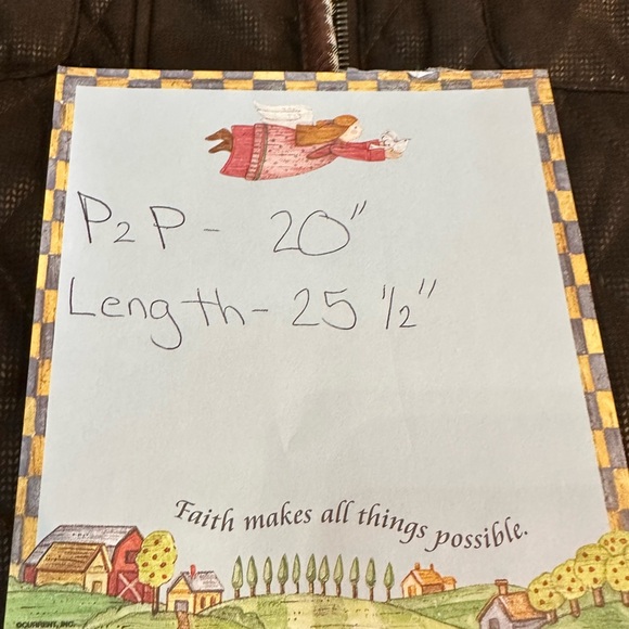 Johnston & Murphy Women’s Quilted faux leather Jacket Zip Front, Polyester. - Picture 8 of 8